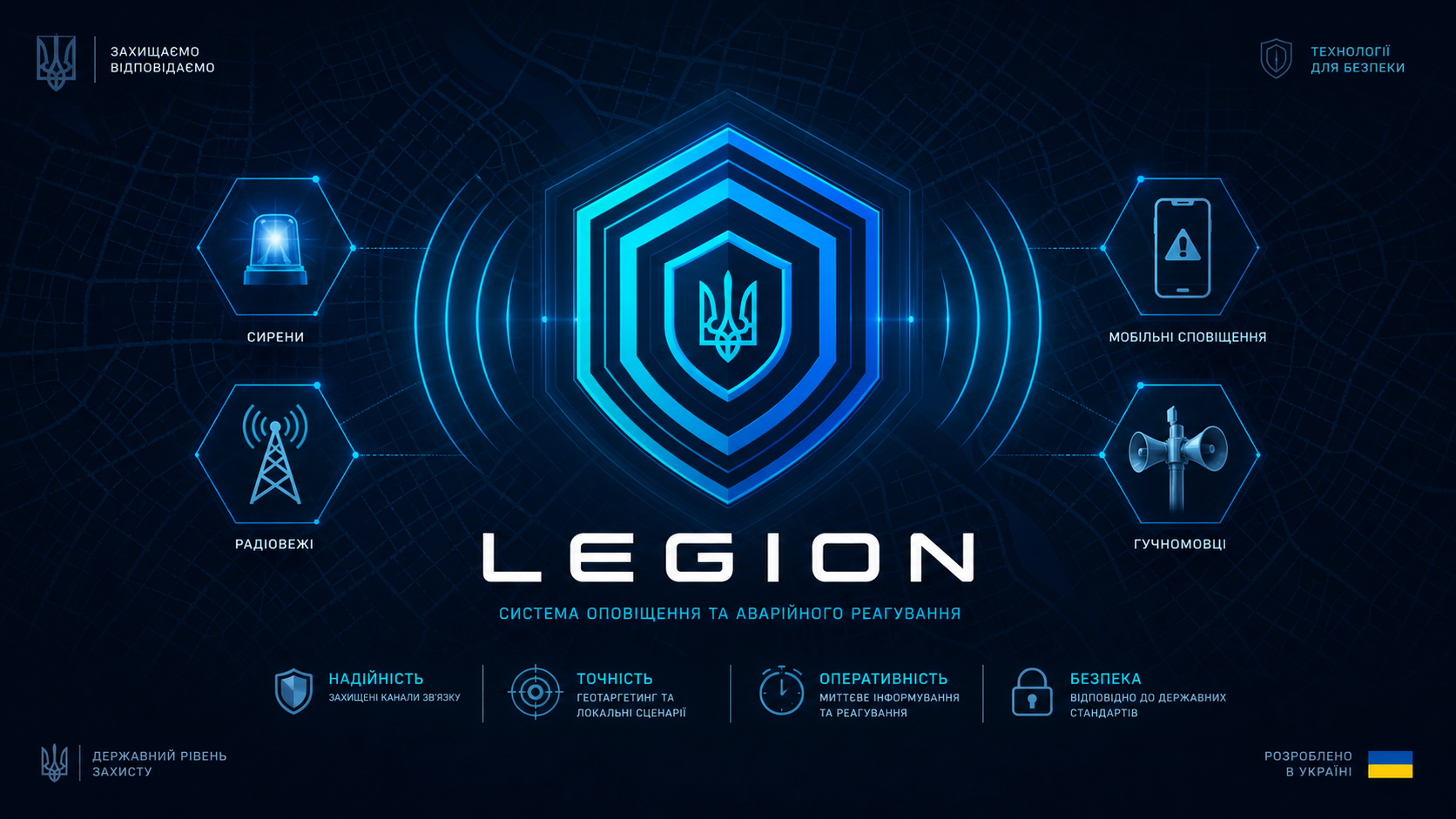 Legion — автоматизована система централізованого оповіщення